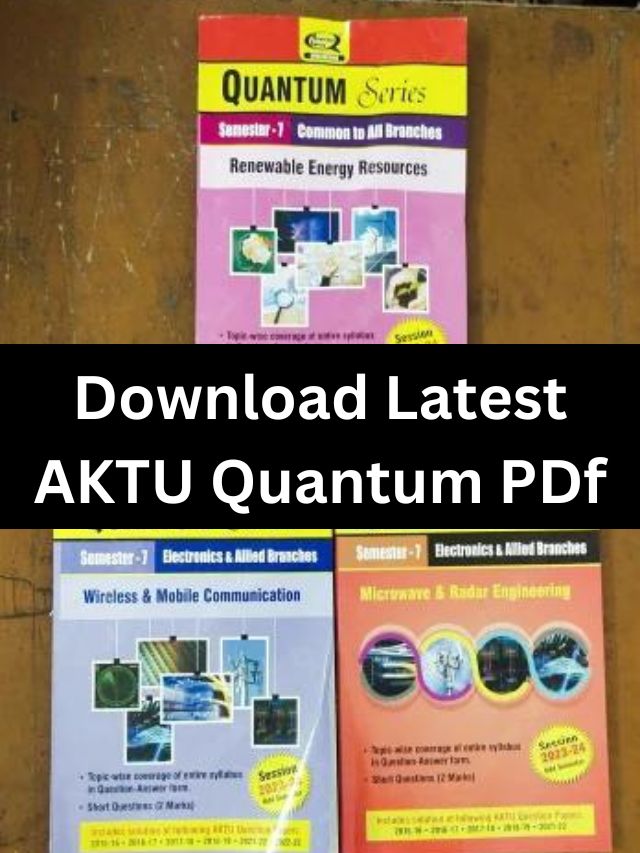 Latest AKTU Quantum Online Free PDF Download For 2024 Exam - Distiny Learn